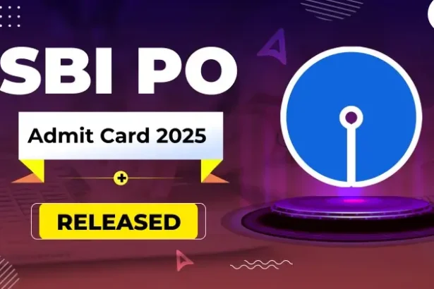 SBI PO Admit Card 2025