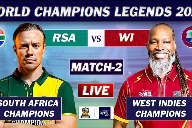 West Indies Champions vs South Africa Champions 2nd Match 2