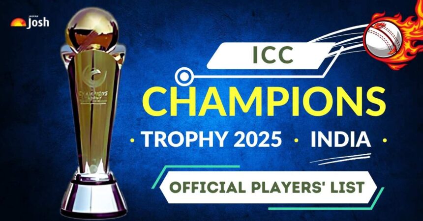 India Squad for ICC Champions Trophy 2025 – Full Player List & Schedule!