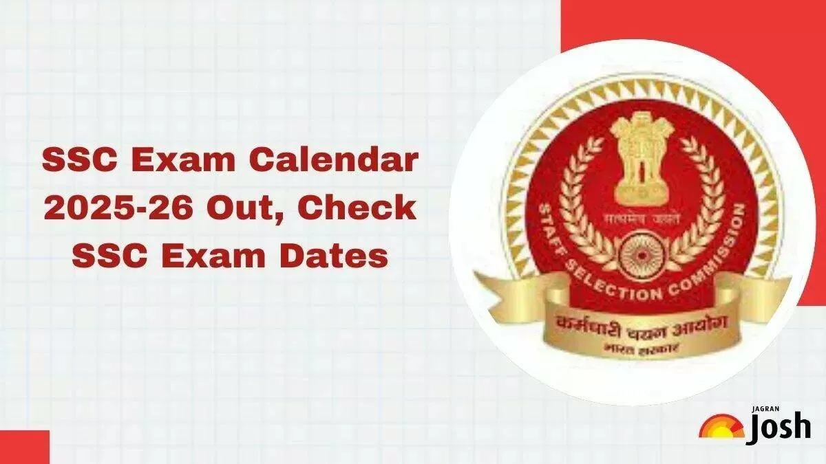 SSC Exam Calendar 2026