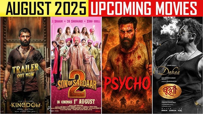 Upcoming Bollywood Movies in August 2025