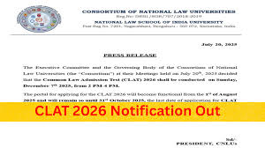 CLAT 2026 Exam Date