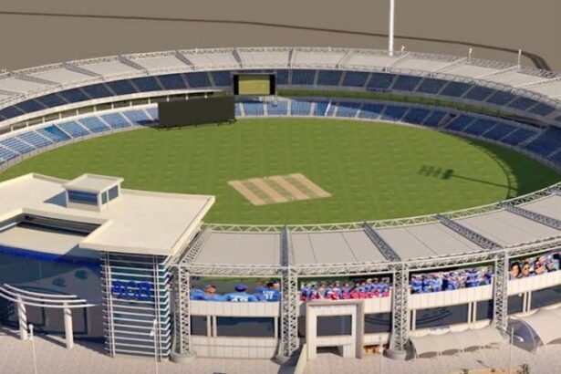 Eco-Friendly Cricket Stadium