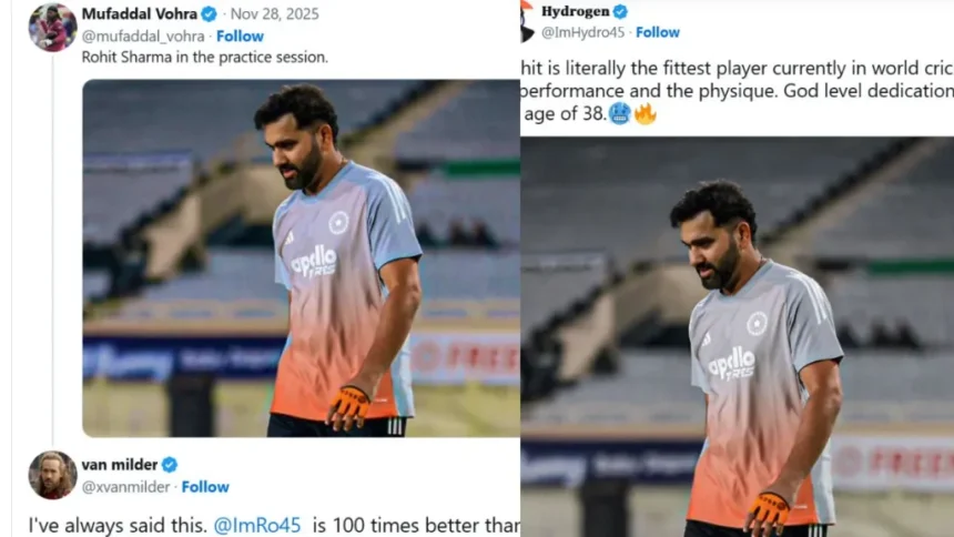 Rohit Sharma Fitness Praised