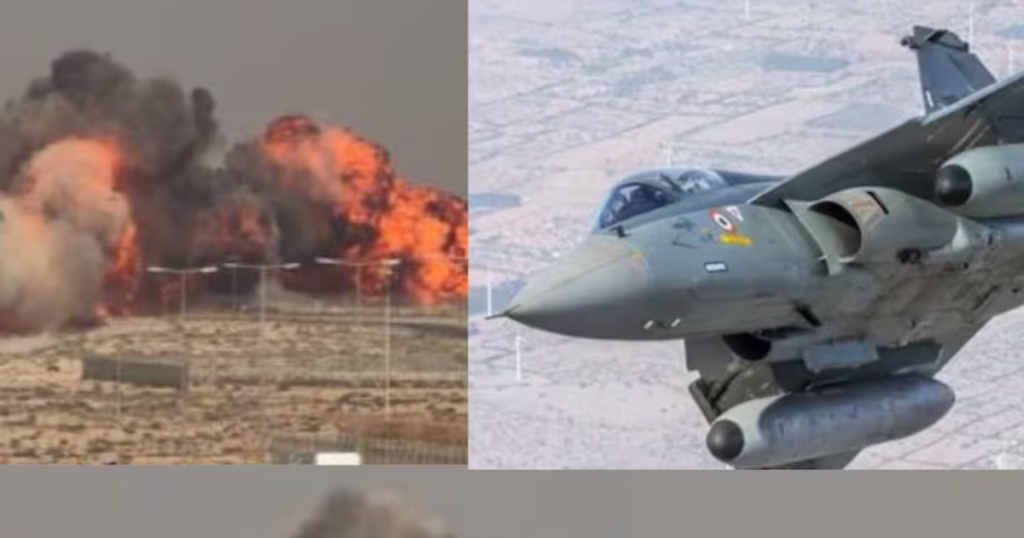 Tejas Crashes at Dubai Air Show