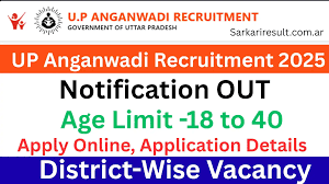 UP Anganwadi Helper Online Form 2025