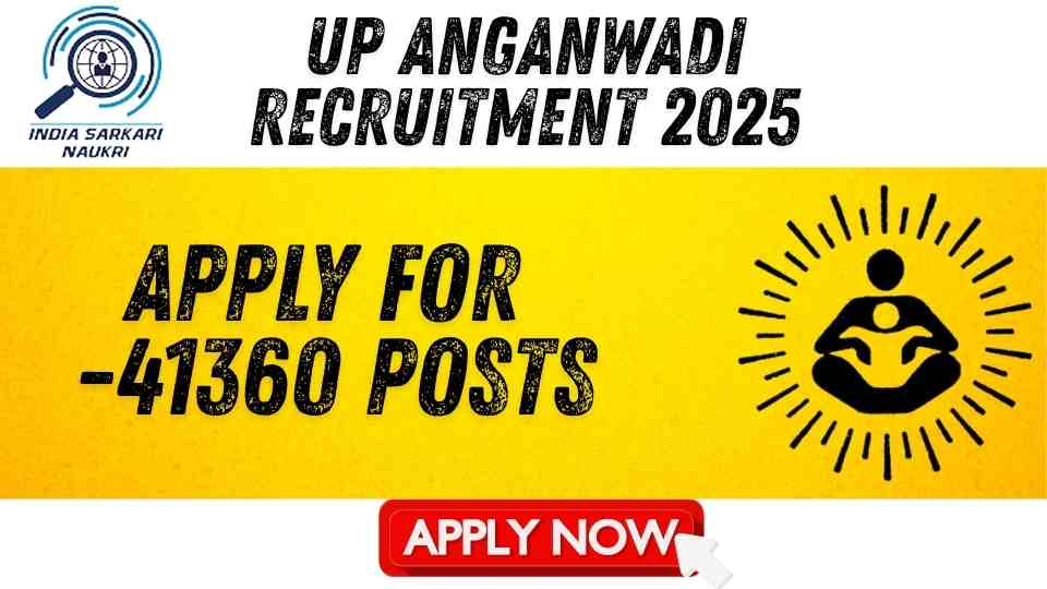 UP Anganwadi Helper Online Form 2025