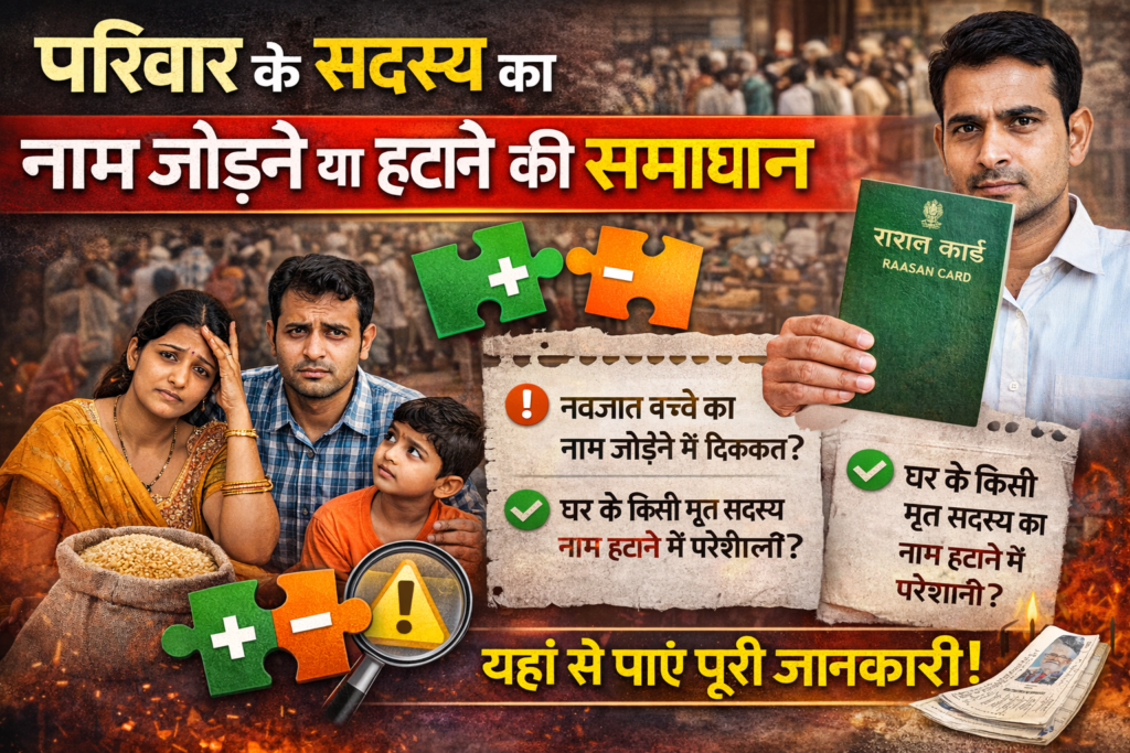 राशन कार्ड से जुड़ी आम समस्याएं और समाधान 4 राशन कार्ड