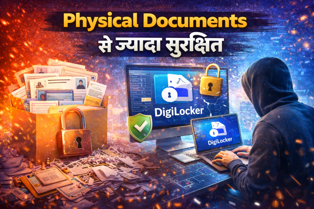 DigiLocker में दस्तावेज सुरक्षित क्यों माने जाते हैं 2026? 3 DigiLocker