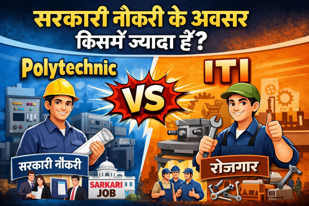 पॉलिटेक्निक vs आईटीआई: किसमें भविष्य बेहतर है? 3 पॉलिटेक्निक vs आईटीआई