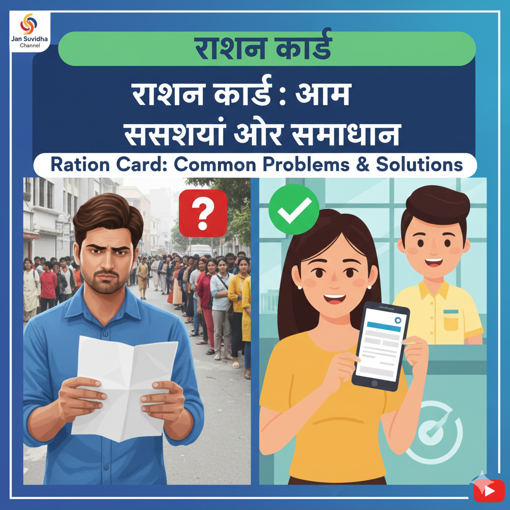 राशन कार्ड से जुड़ी आम समस्याएं और समाधान 2 राशन कार्ड