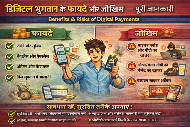 डिजिटल भुगतान के फायदे और जोखिम