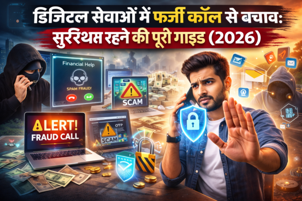 डिजिटल सेवाओं में फर्जी कॉल से बचाव