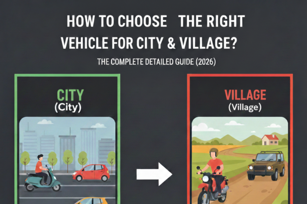 शहर और गांव के लिए सही वाहन कैसे चुनें