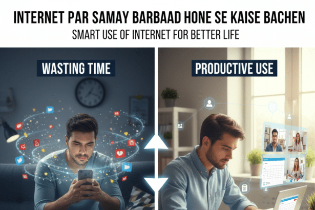 इंटरनेट पर समय बर्बाद होने से कैसे बचें